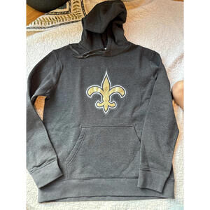 Fanatics‎ New Orleans Saints NFL Gray Hoodie Sweatshirt Size Large #450